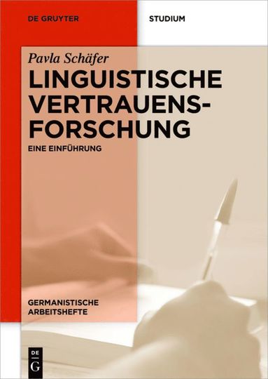 bokomslag Linguistische Vertrauensforschung