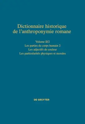Ana Maria Cano González, Jean-Pierre Germain, Dieter Kremer - Les Parties Du Corps Humain 2 - Les Particularités Physiques Et Morales, Inbunden. Tillgänglighet: Tillfälligt slut