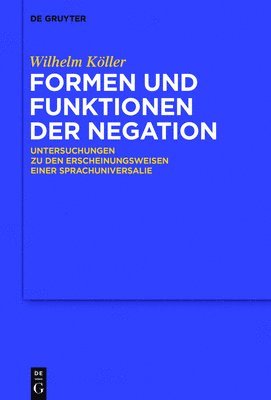 bokomslag Formen und Funktionen der Negation