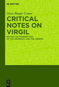 bokomslag Critical Notes on Virgil