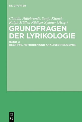 bokomslag Grundfragen der Lyrikologie 2