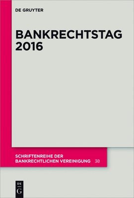 bokomslag Bankrechtstag 2016