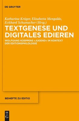 bokomslag Textgenese und digitales Edieren