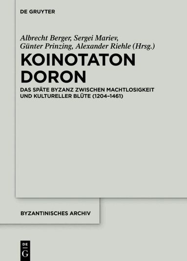 Albrecht Berger, Sergei Mariev, Günter Prinzing, Alexander Riehle - Koinotaton Doron, Inbunden