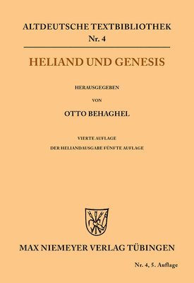 bokomslag Heliand und Genesis