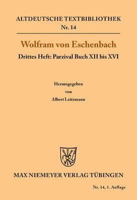 Parzival Buch XII bis XVI 1