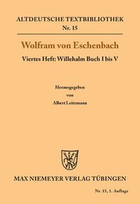 bokomslag Willehalm Buch I bis V