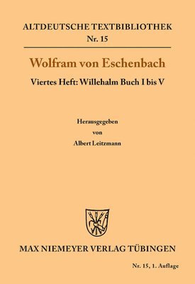 Willehalm Buch I bis V 1