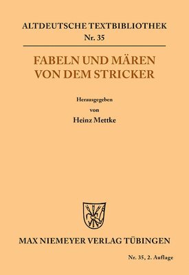 bokomslag Fabeln und Mren von dem Stricker