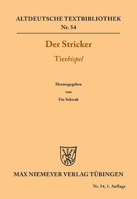 Der Stricker, Ute Schwab - Tierbispel, Häftad