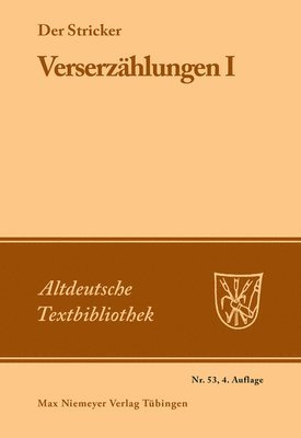 Der Stricker, Hanns Fischer, Johannes Janota - Verserzählungen I, Häftad