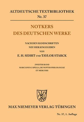 Edward H Sehrt, Taylor Starck, Edward H. Sehrt - Notkers des Deutschen Werke, Häftad