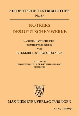 Notkers des Deutschen Werke 1