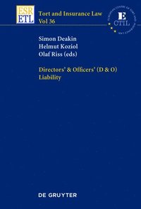 bokomslag Directors & Officers (D & O) Liability