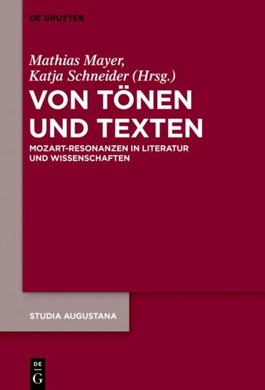 Mathias Mayer, Katja Schneider - Von Tönen und Texten, Inbunden
