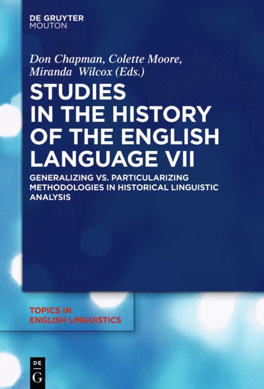 Studies in the History of the English Language VII 1