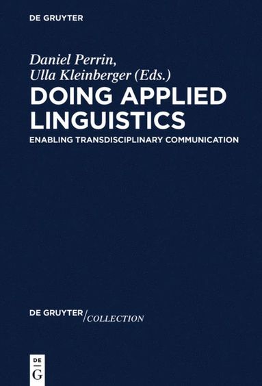 bokomslag Doing Applied Linguistics