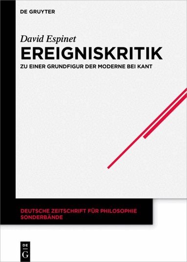 David Espinet - Ereigniskritik, Inbunden