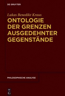 Ontologie der Grenzen ausgedehnter Gegenstnde 1