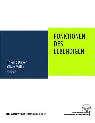 bokomslag Funktionen des Lebendigen