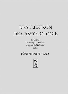 bokomslag lWaschung.A - Zypresse, Nachträge, Index