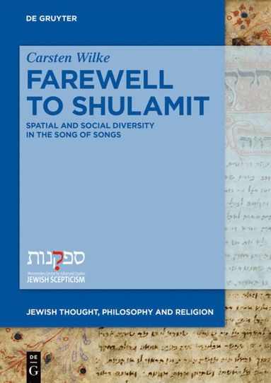 Carsten Wilke - Farewell to Shulamit, Inbunden