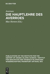 bokomslag Die Hauptlehre des Averroes