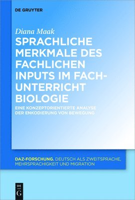 bokomslag Sprachliche Merkmale des fachlichen Inputs im Fachunterricht Biologie