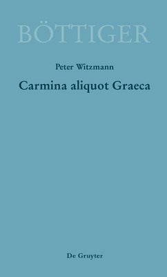 Carmina aliquot Graeca