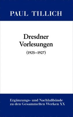 bokomslag Dresdner Vorlesungen