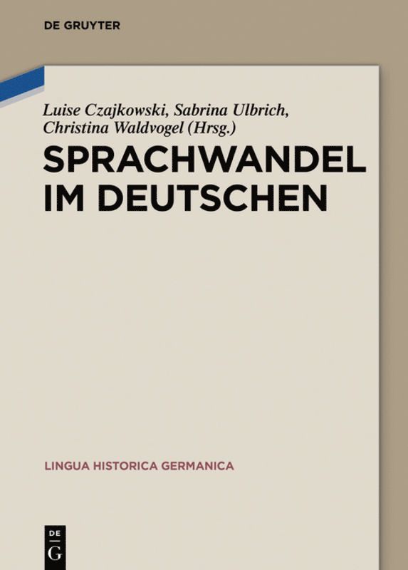 Sprachwandel im Deutschen 1