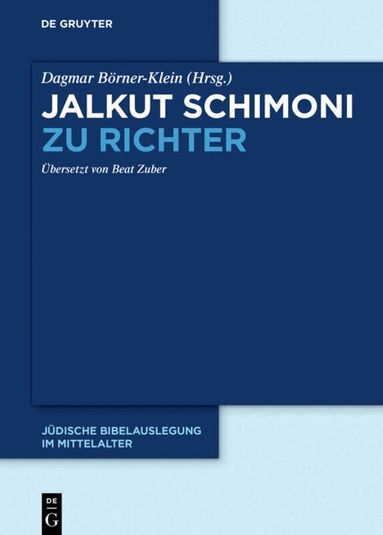 Dagmar Börner-Klein - Jalkut Schimoni zu Richter, Inbunden