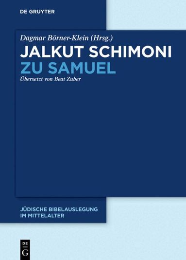 Dagmar Börner-Klein - Jalkut Schimoni zu Samuel, Inbunden