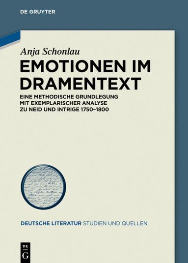 Anja Schonlau - Emotionen im Dramentext, Inbunden