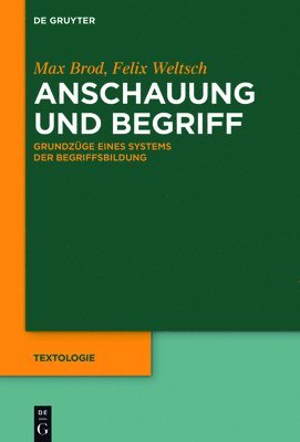 bokomslag Anschauung und Begriff