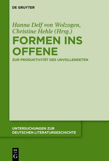 Hanna Delf von Wolzogen, Christine Hehle - Formen ins Offene, Inbunden