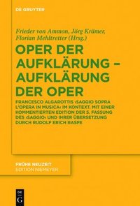 bokomslag Oper der Aufklrung  Aufklrung der Oper