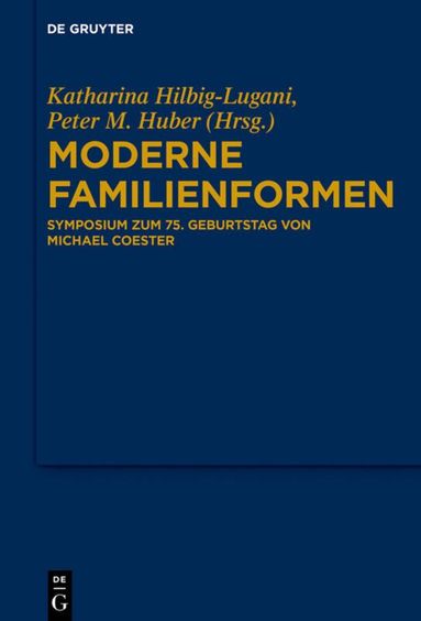 Katharina Hilbig-Lugani, Peter M. Huber - Moderne Familienformen, Inbunden