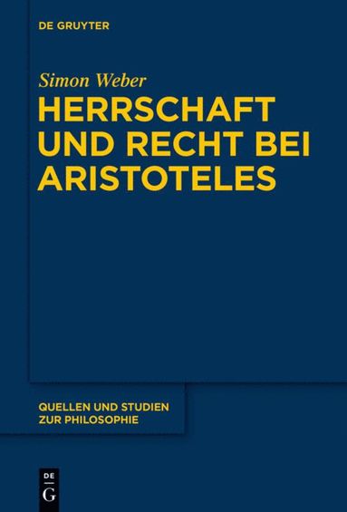 bokomslag Herrschaft und Recht bei Aristoteles