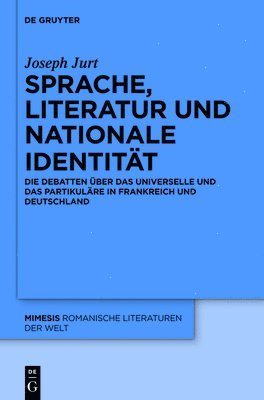 bokomslag Sprache, Literatur und nationale Identitt