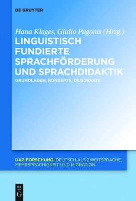 Hana Klages, Giulio Pagonis - Linguistisch fundierte Sprachförderung und Sprachdidaktik, Häftad