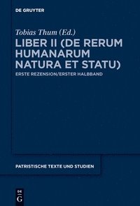 bokomslag Liber II (De rerum humanarum natura et statu)