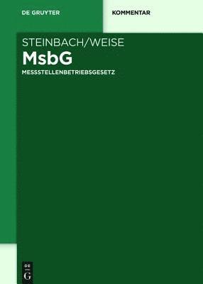 Armin Steinbach - Messstellenbetriebsgesetz, Inbunden