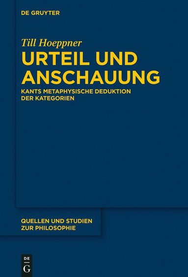 bokomslag Urteil und Anschauung