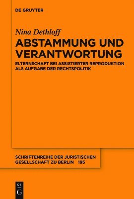 bokomslag Abstammung und Verantwortung