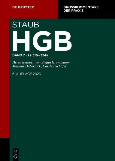 Mathias Habersack, Christoph Weber - §§ 316-324a, Inbunden