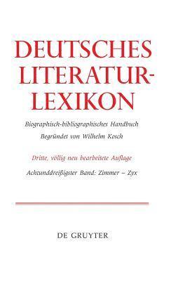 Wilhelm Kosch, Carl-Ludwig Lang, Heinz Rupp, Wolfgang Achnitz, Lutz Hagestedt, Mario Müller, Claus-Michael Ort, Reimund B. Sdzuj - Zimmer - Zyrl, Inbunden