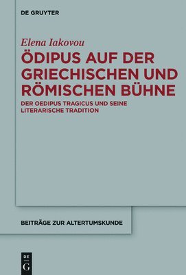 bokomslag dipus auf der griechischen und rmischen Bhne