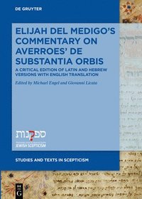 bokomslag Elijah del Medigo's Commentary on Averroes' de Substantia Orbis: A Critical Edition of the Latin and Hebrew Versions