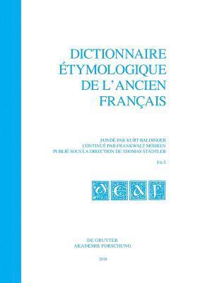 Dictionnaire tymologique de l'ancien franais (DEAF) A - Z Dictionnaire tymologique de l'ancien francais (DEAF). Buchstabe F Dictionnaire tymologique de l'ancien franais (DEAF) 1